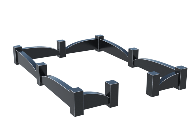 Цоколи на могилу в Сургуте | Цоколь на могилу №0038