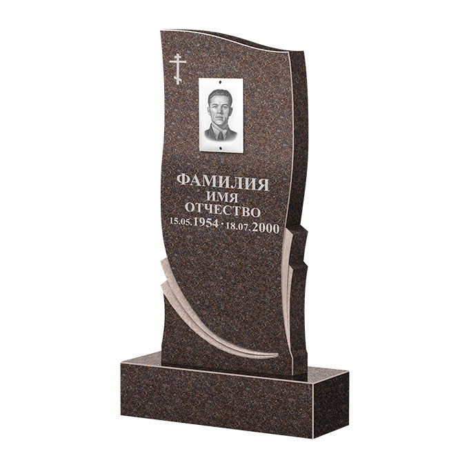 Гранитные памятники в Сургуте | Памятник из гранита Елизовский ФГЦ-044