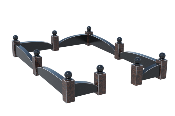 Цоколи на могилу в Сургуте | Цоколь на могилу №0044