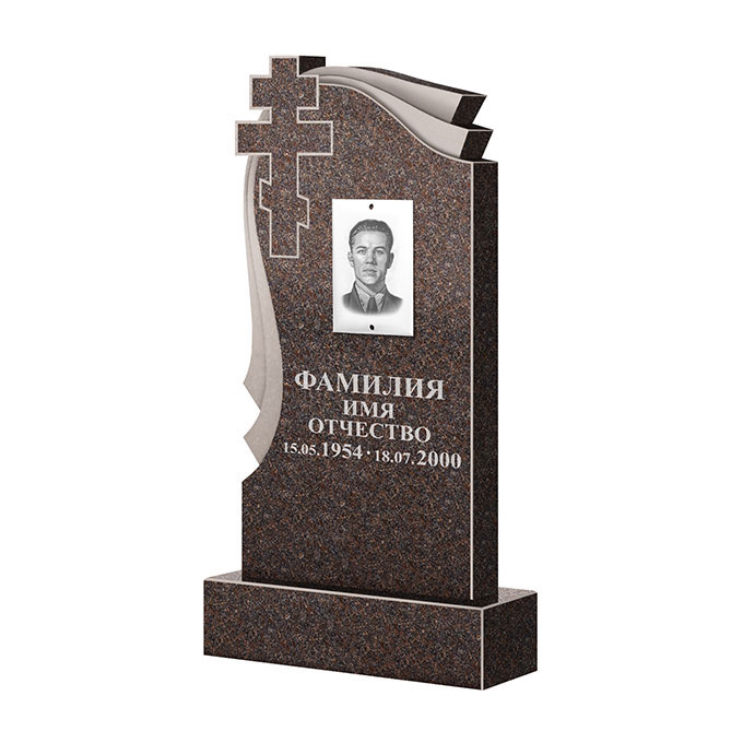 Гранитные памятники в Сургуте | Памятник из гранита Елизовский ФГЦ-081