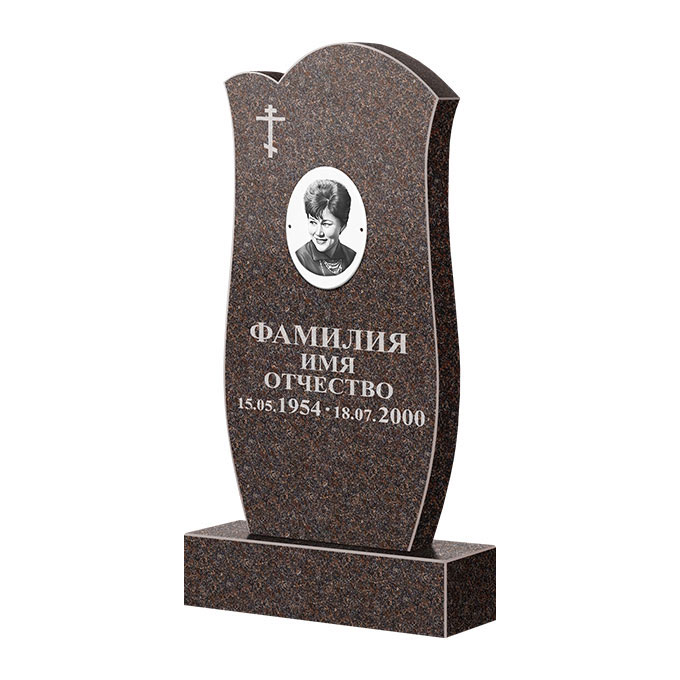 Памятники из цветного гранита в Сургуте | Памятник из гранита Елизовский ФГЦ-039