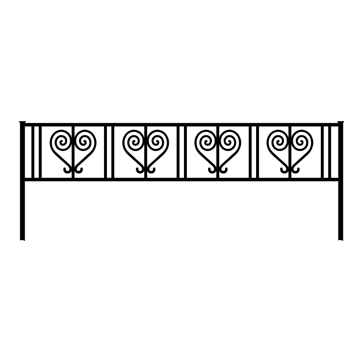 Кованые изделия в Сургуте | Кованая оградка ОГ.005