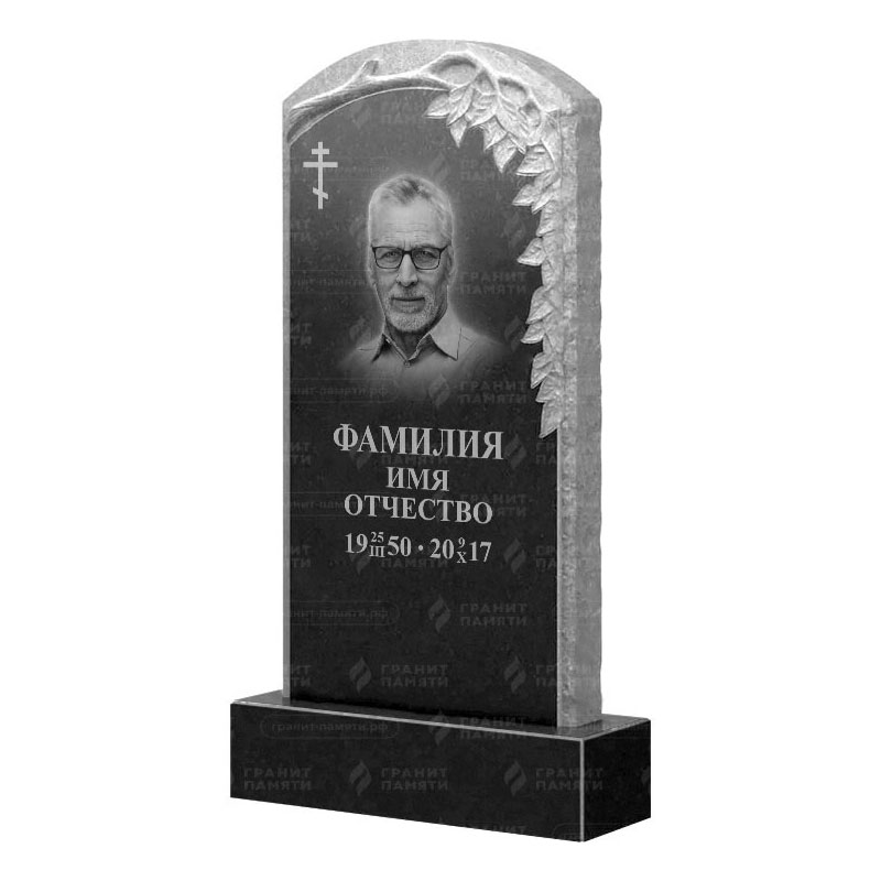 Памятники из гранита с деревом в Сургуте | Гранитный памятник ФГ-107