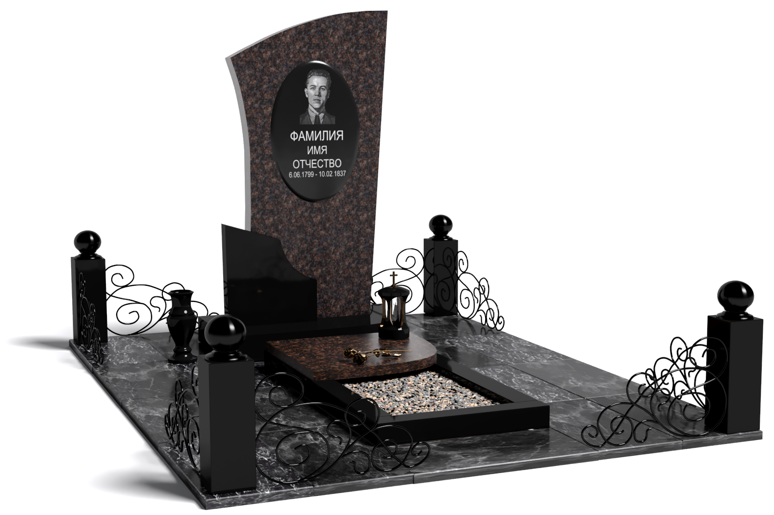 Одинарные мемориальные комплексы в Сургуте | Мемориальный комплекс №12