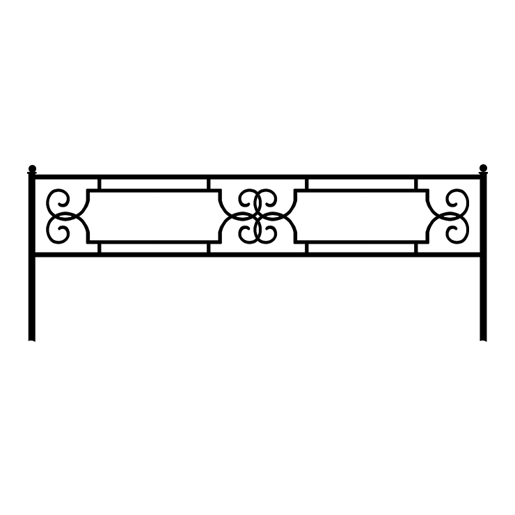 Кованые изделия в Сургуте | Кованая оградка ОГ.004