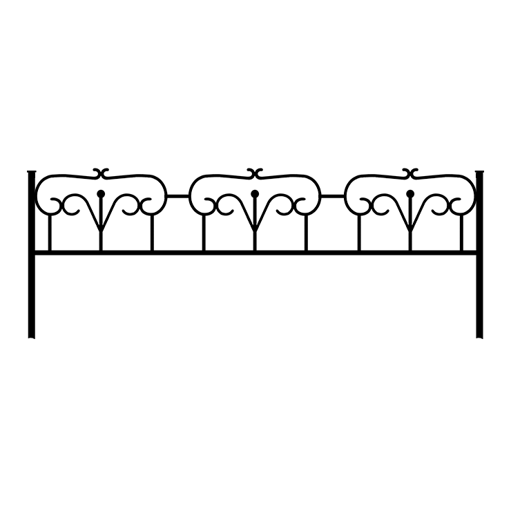 Металлические оградки, столы, скамейки в Сургуте | Оградка №2