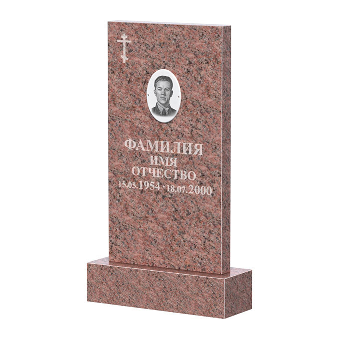 Памятники из цветного гранита в Сургуте | Памятник из гранита Винга прямой