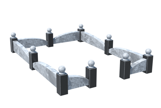 Цоколи на могилу в Сургуте | Цоколь на могилу №0040