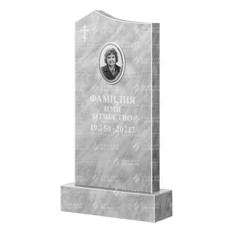 Бюджетные памятники в Сургуте | Мраморный памятник ФМ-008