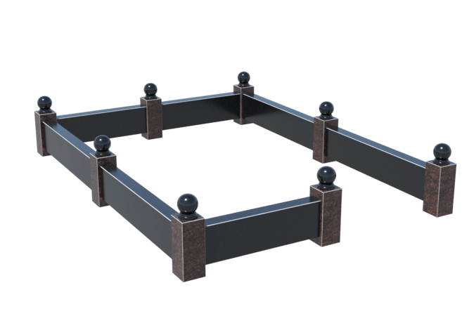 Цоколи на могилу в Сургуте | Цоколь на могилу №0035