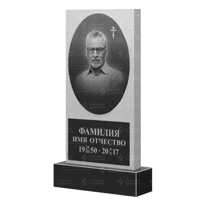 Памятники из гранита вертикальные в Сургуте | Гранитный памятник ФГ-166