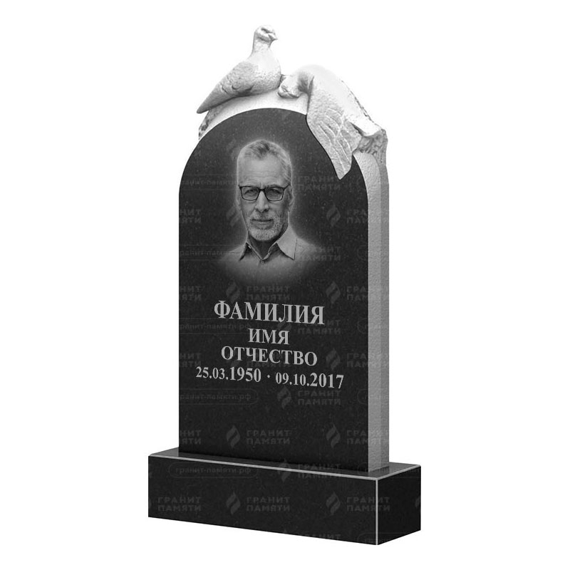 Памятники из гранита с птицами в Сургуте | Гранитный памятник ФГ-109