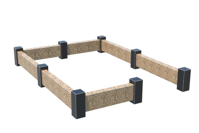 Цоколи на могилу в Сургуте | Цоколь на могилу №0037
