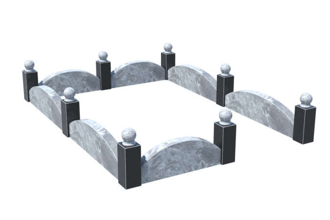 Цоколи на могилу в Сургуте | Цоколь на могилу №0003