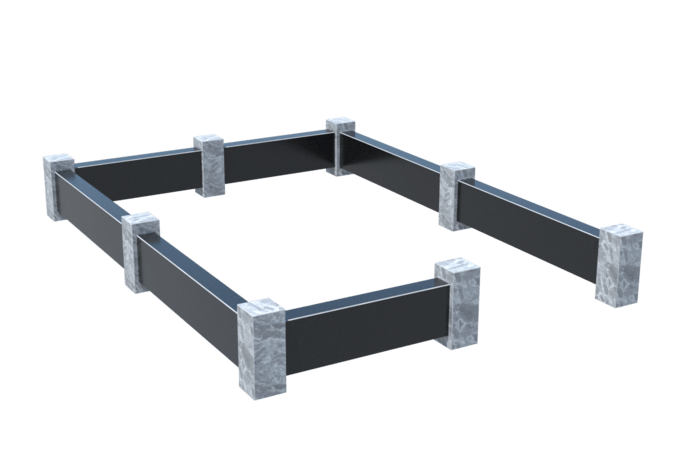 Цоколи на могилу в Сургуте | Цоколь на могилу №0032