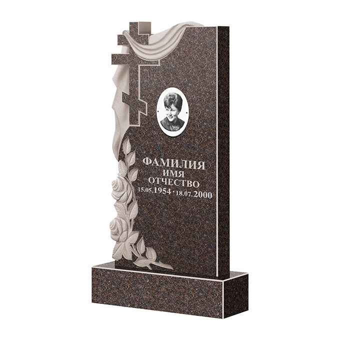 Гранитные памятники в Сургуте | Памятник из гранита Елизовский ФГЦ-189