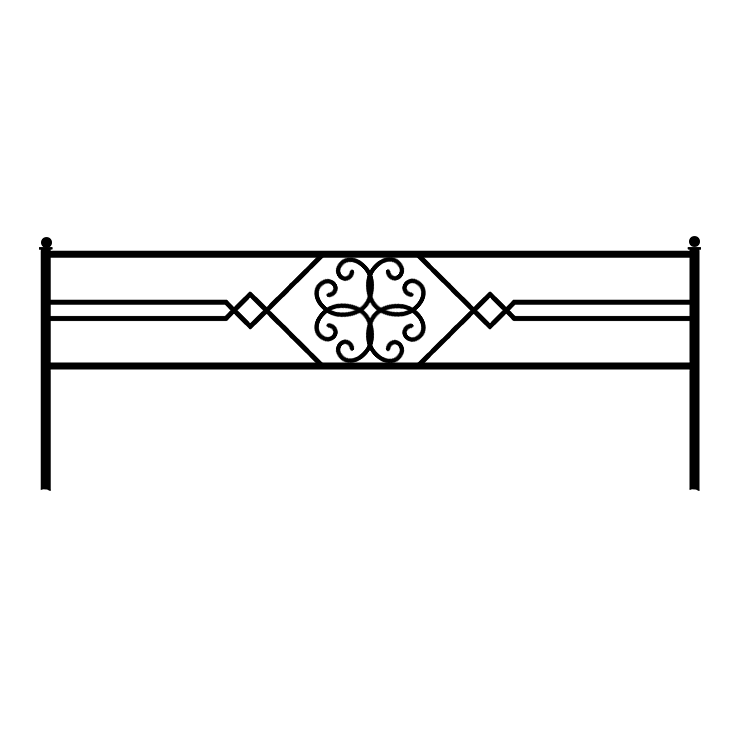 Кованые изделия в Сургуте | Кованая оградка ОГ.003