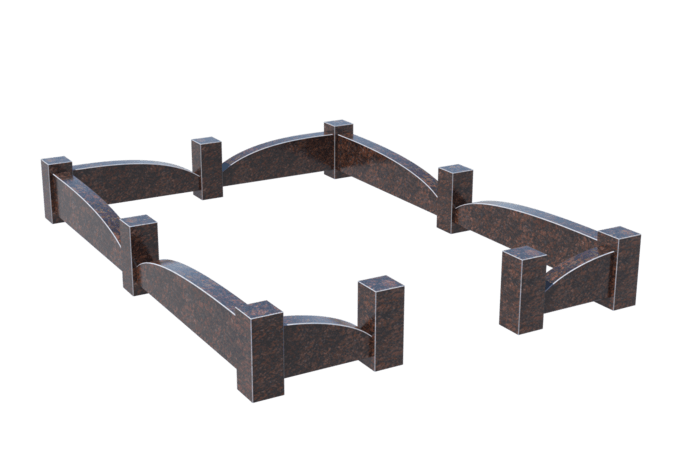 Цоколи на могилу в Сургуте | Цоколь на могилу №0043